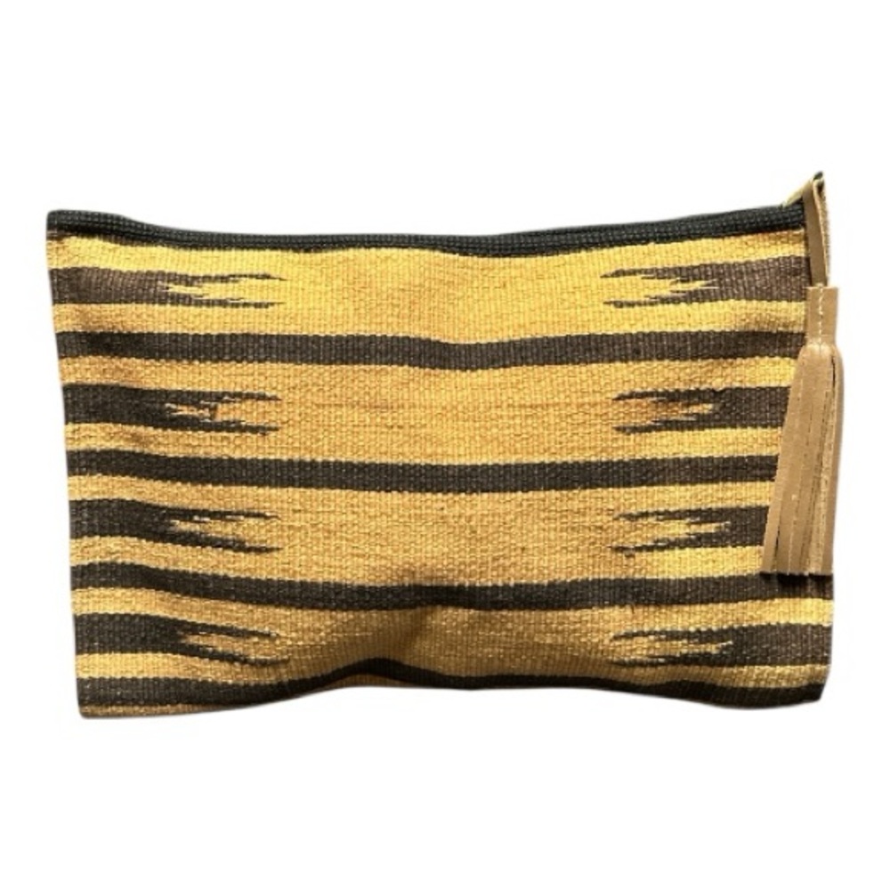 Vintage 1970’s Carpetbags of America Striped Clutch
